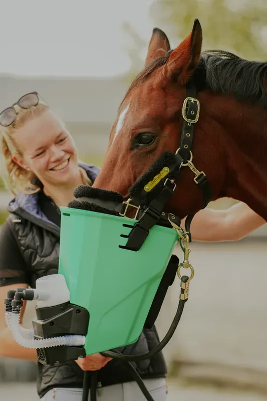Horká Nabídka Inhalátor pro koně free startovací balíček - Barva Černá
