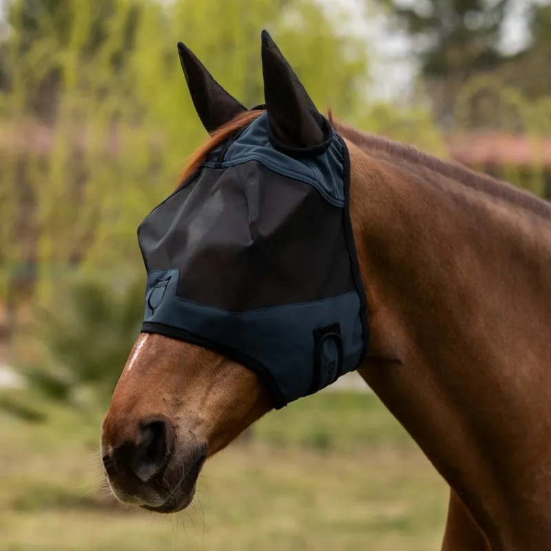 Maska proti hmyzu EQUESTRO UV - Barva NavyVelikost S Tovární Cena