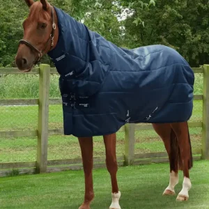 Značkový Zateplená stájová deka Premier Equine Stratus s odnímatelným krčním dílem, 100g - Velikost 7,3" (175cm)