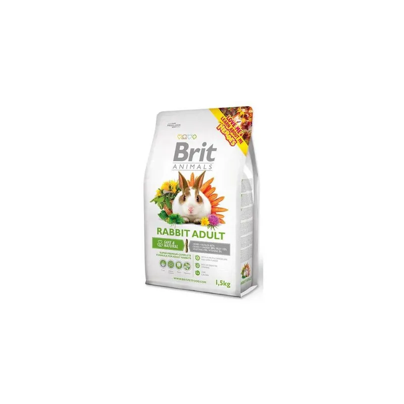Brit animals Rabbit Adult Complete 1,5 kg Akční Cena