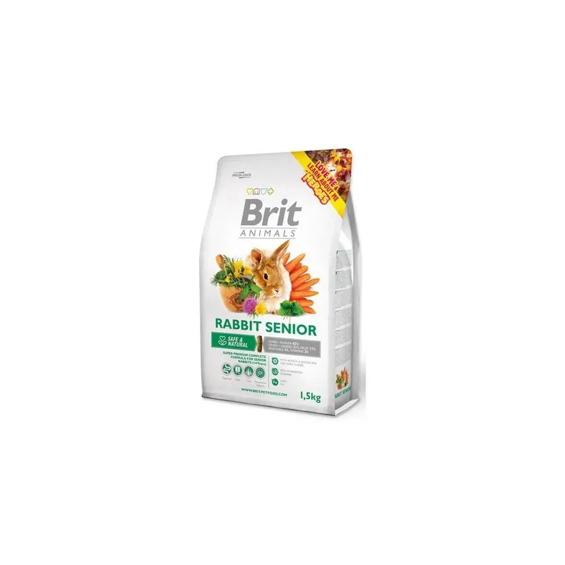 Brit animals Rabbit Senior Complete 1,5 kg Ověřený