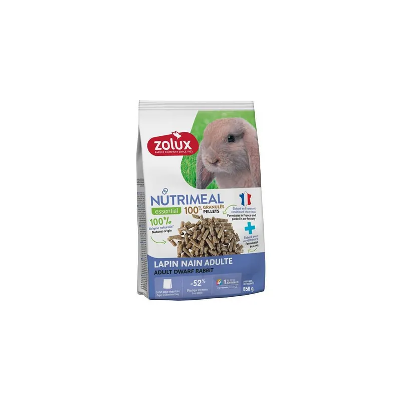 Krmivo Zolux Nutrimeal Adult pro králíky Víkendová Akce
