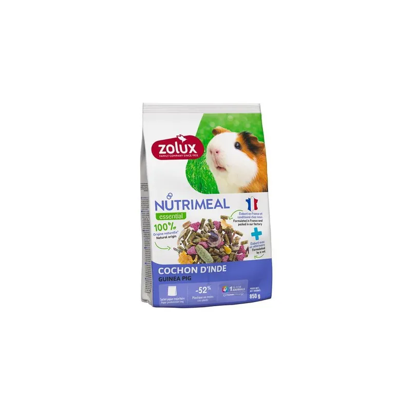 Vysoce Kvalitní Krmivo Zolux Nutrimeal MIX pro morčata, 850 g