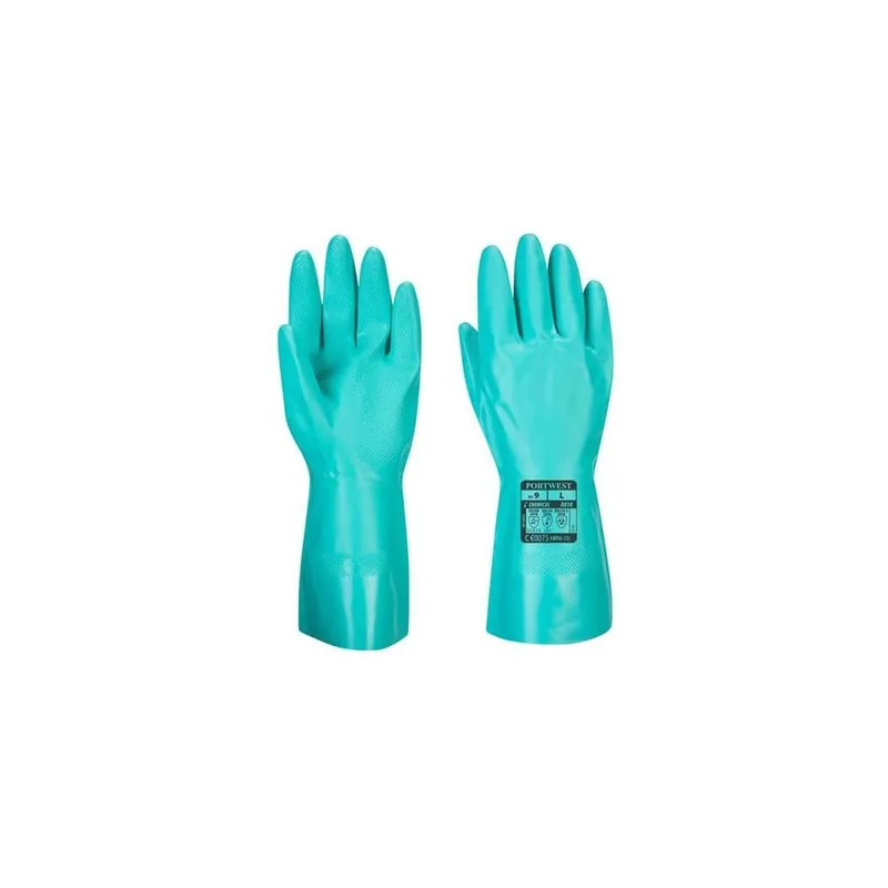 Nitrilové pracovní rukavice Portwest Nitrosafe Chemical A810, chemicky odolné, vel. 10 Akce