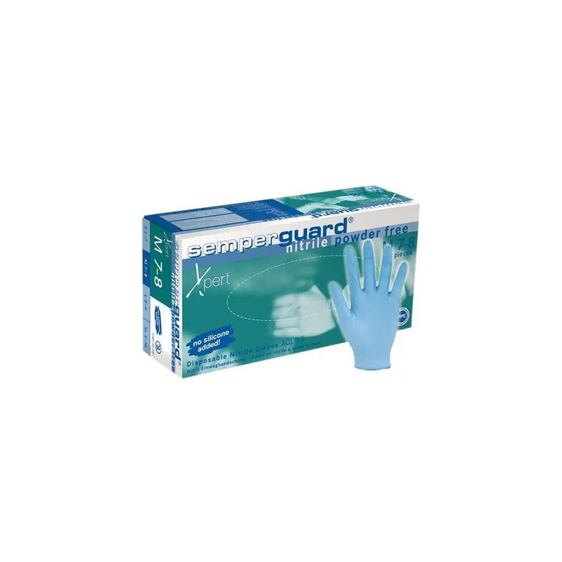 Jednorázové rukavice Nitril Semperguard Xpert, 0,13 mm Značkový
