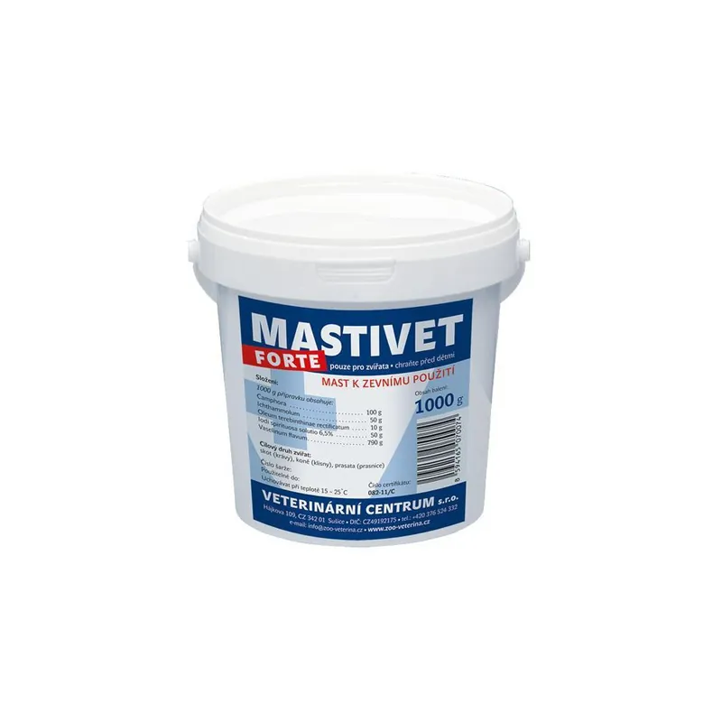 Mastivet Forte ung 1kg mast na vemeno regenerační Jen Po Omezenou Doba