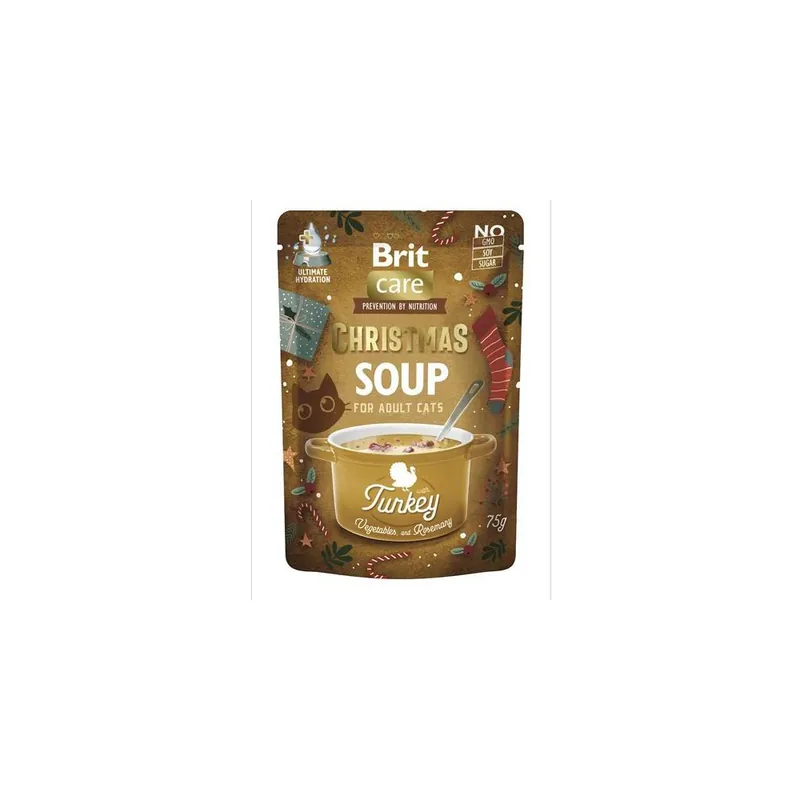 Kapsička pro kočky Brit Care Christmas Turkey Soups, 75 g Must-Have