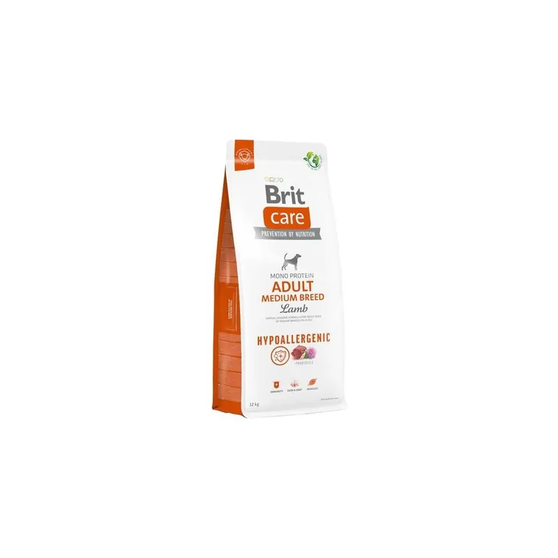 Brit Care Dog Adult M Lamb &, Rice, 12 kg + 2 kg Zdarma Ihned K Objednání