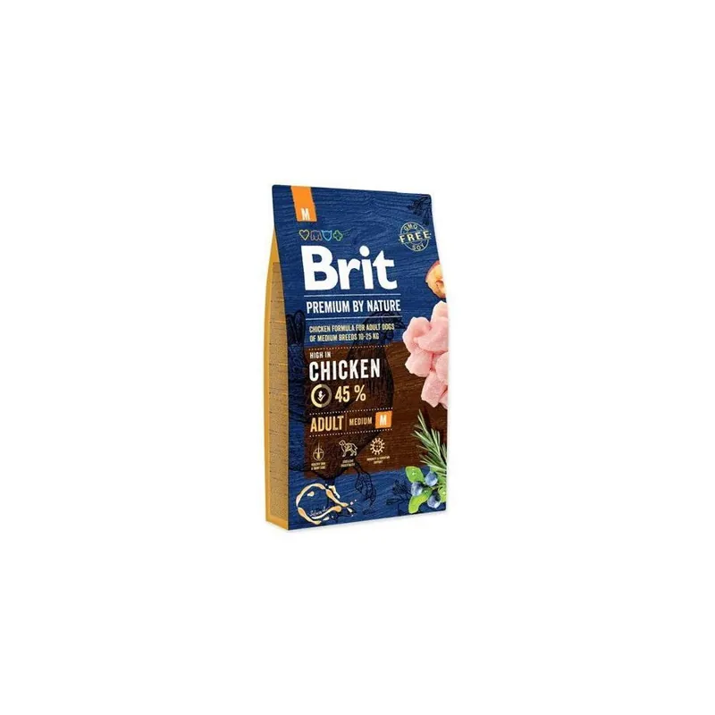 Hit Sezóny Brit Premium by Nature Adult M - 15 kg