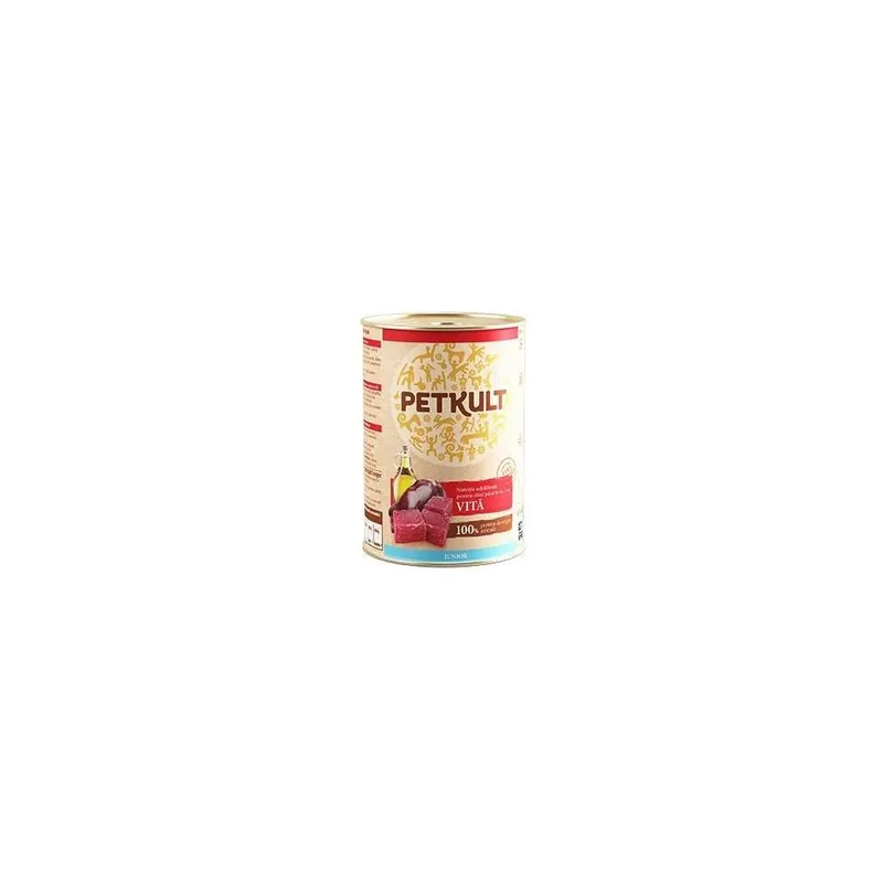 Konzerva pro psy PETKULT, Junior, 800 g - hovězí Finální Výprodej