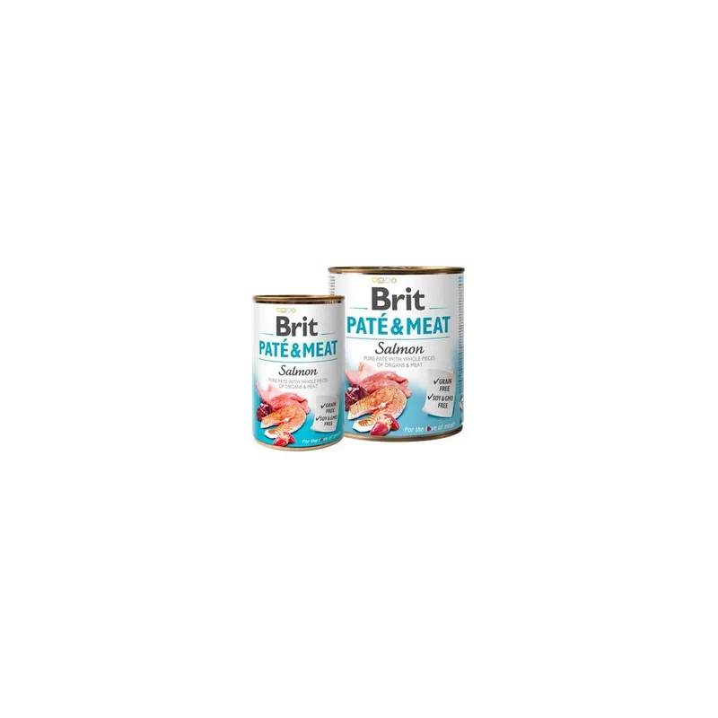 Brit Dog konzerva pro psy Paté &, Meat Salmon, 400 g Oblíbený