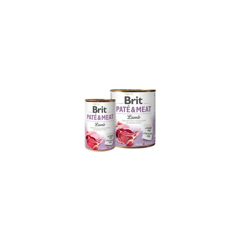 Cenový Hit Brit Dog konzerva pro psy Paté &, Meat Lamb, 400 g
