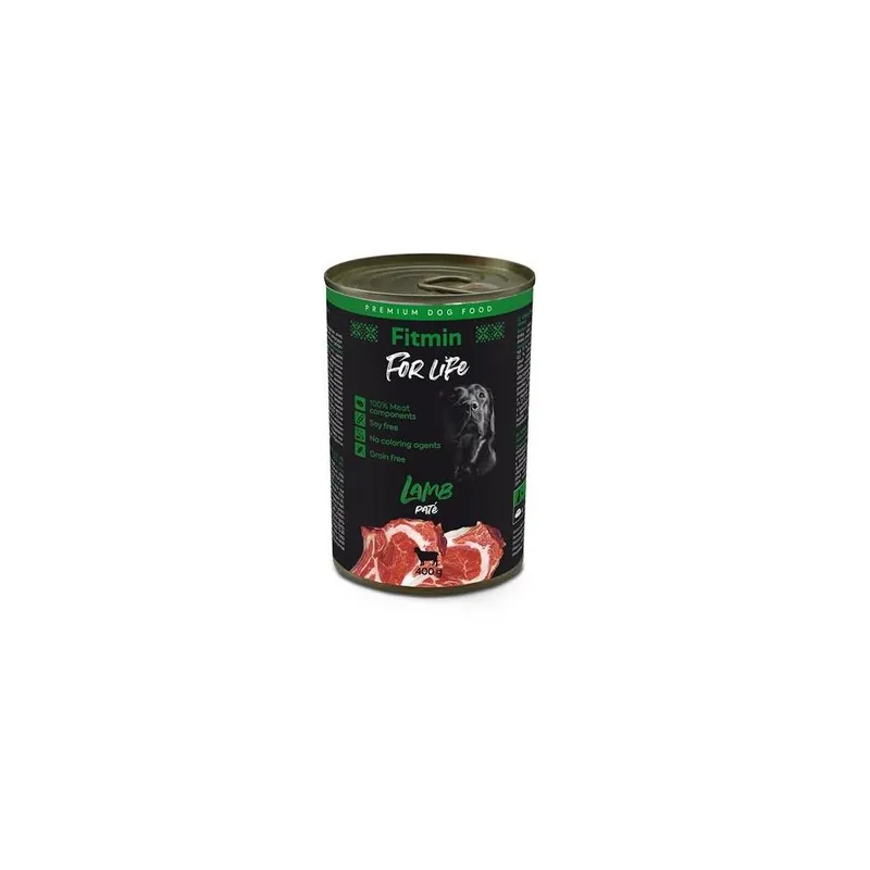 Fitmin For Life Jehněčí konzerva pro psy, 400 g Zlevněný