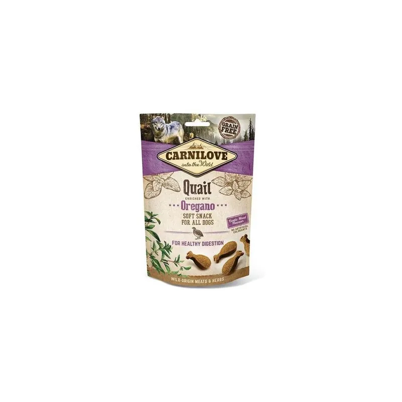 Nakupujte Hned Pamlsek pro psy Carnilove Quail and Oregano, 200 g