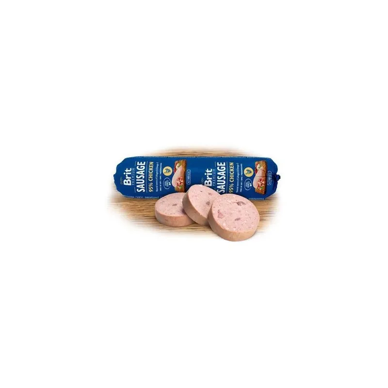 Nejprodávanější Brit Premium Sausage with Chicken &, Rice 800g