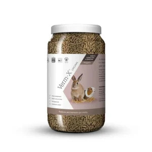 Značkový Verm-X Přírodní nugetky proti střevním parazitům pro králíky a hlodavce 1,5kg