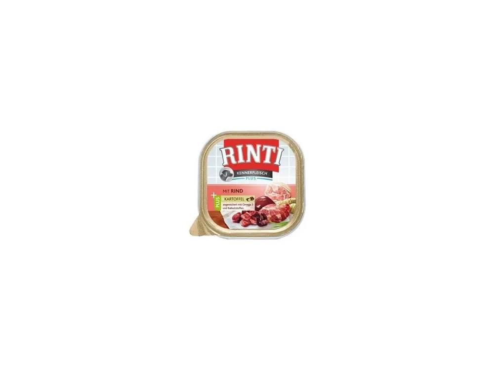 Rinti Dog Kennerfleisch vanička hovězí+brambor 300g Výprodej