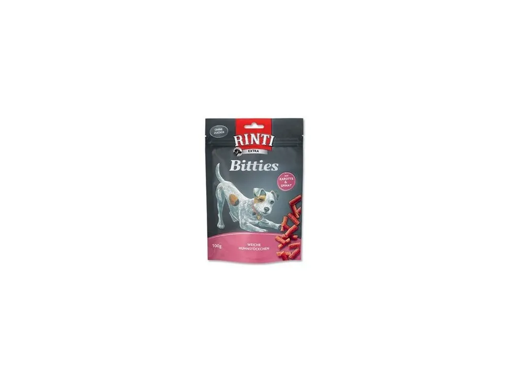 Rinti Dog Extra Mini-Bits pochoutka mrkev+špenát 100g Objednat Nyní