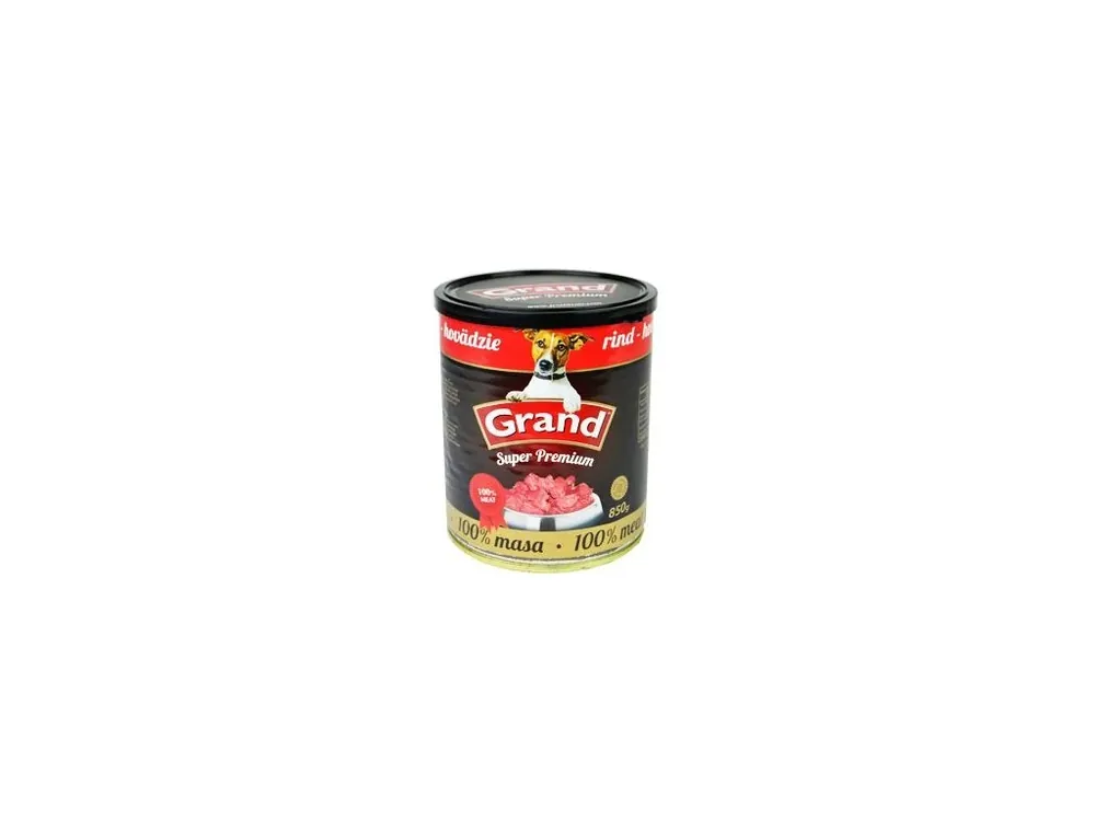 Výhodná Nabídka GRAND konz. Superpremium pes hovězí 850g