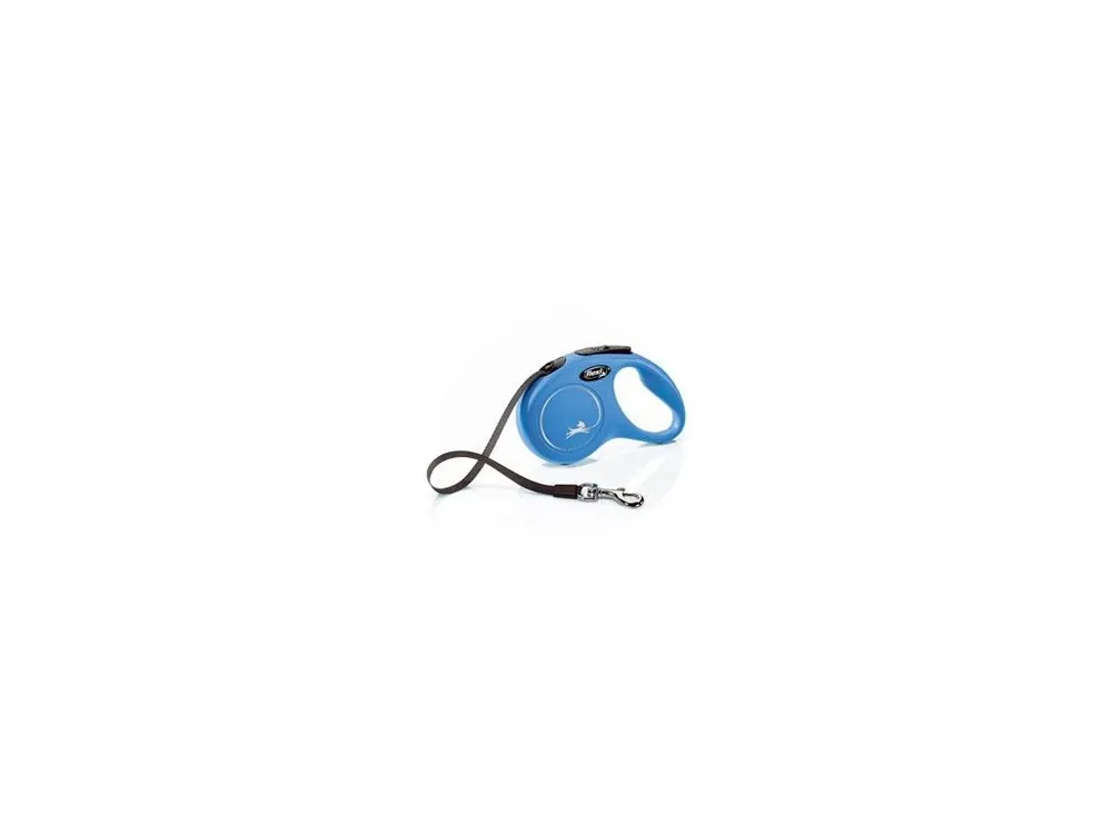 Vodítko FLEXI Classic NEW S pásek 5m/15kg modrá Ověřený
