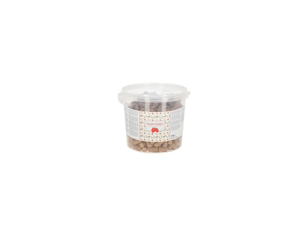 Pochoutka pro koně DELIZIA malina 3kg kbelík Originální