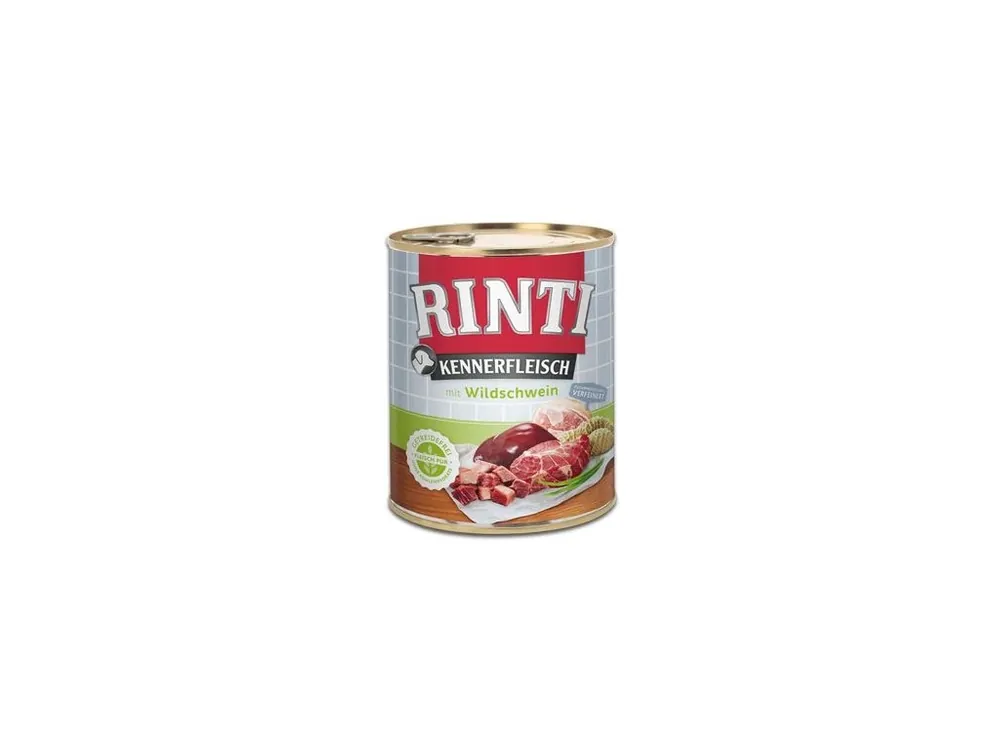 Rinti Dog Kennerfleisch konzerva divočák 800g Nejlepší Volba