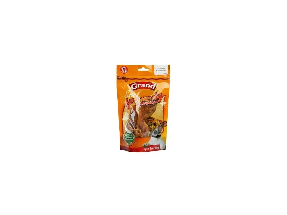 Oblíbený GRAND Suš. Mňamka vepř.záušky 100g