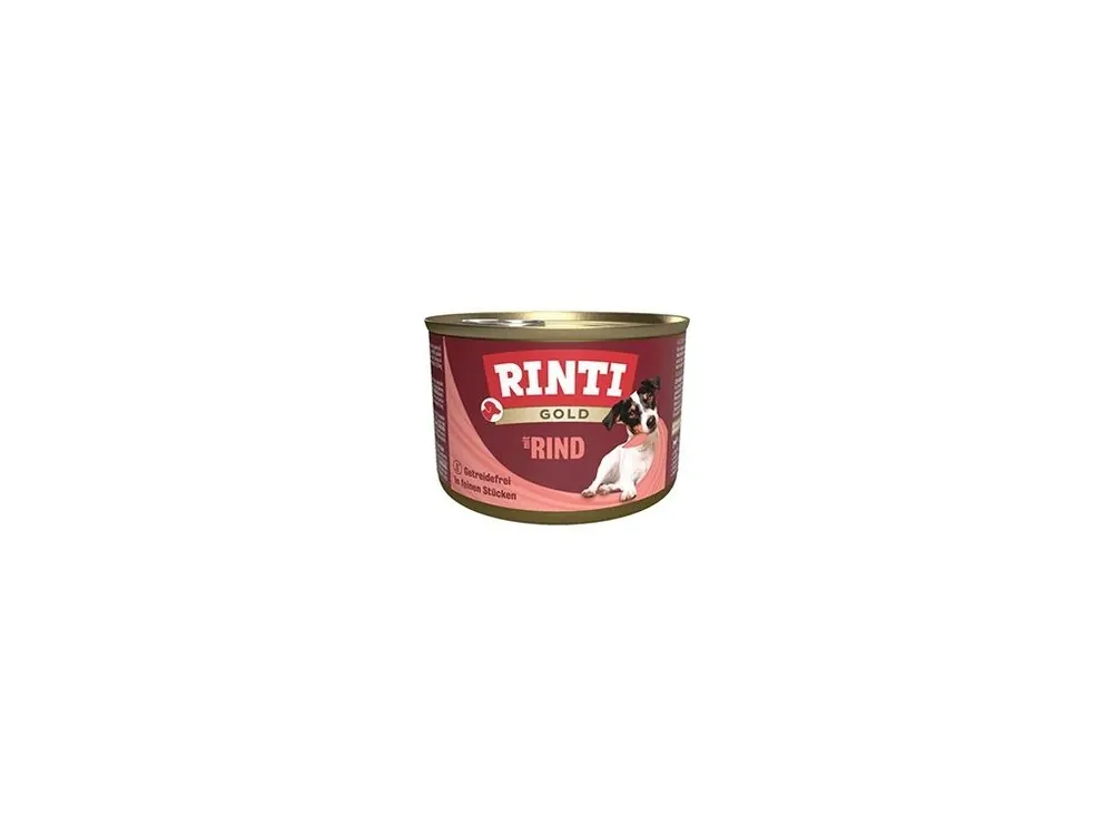 Novinka Rinti Dog Gold konzerva hovězí 185g