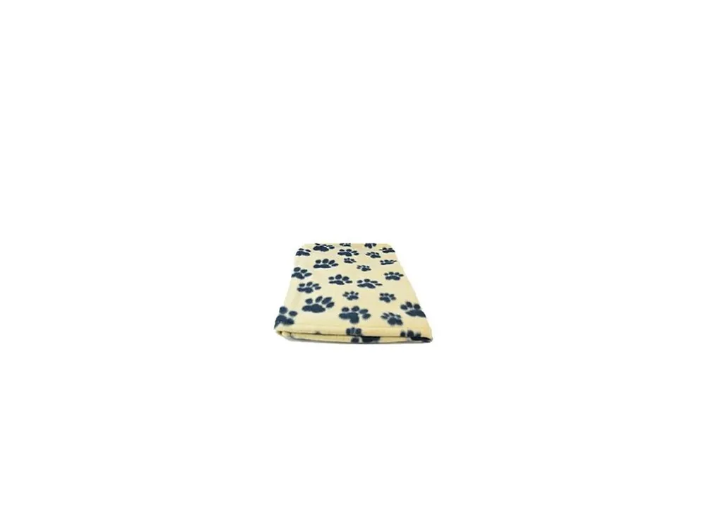 Zlevněný Deka pro psy BEANY hnědá a černé tlapky 100x70cm TR