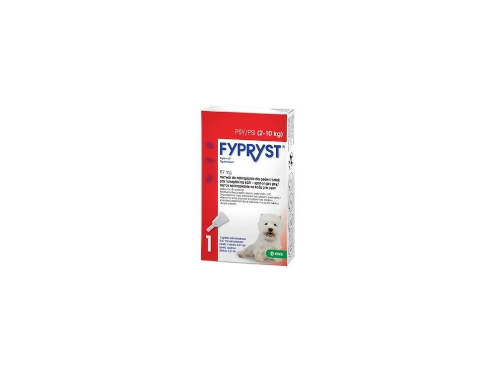 Fypryst Spot-on Dog S sol 1x0,67ml (2-10kg) Horká Nabídka