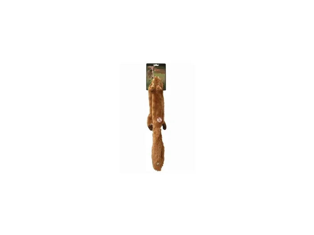 Hračka pes Veverka pískací 38cm Skinneeez Originální