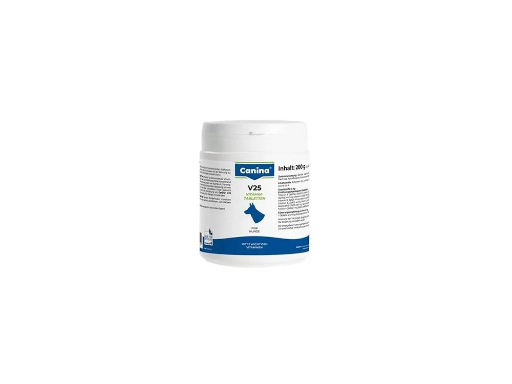 Omezená Nabídka Canina V25 Vitamin Tabs 200g (60tbl.)