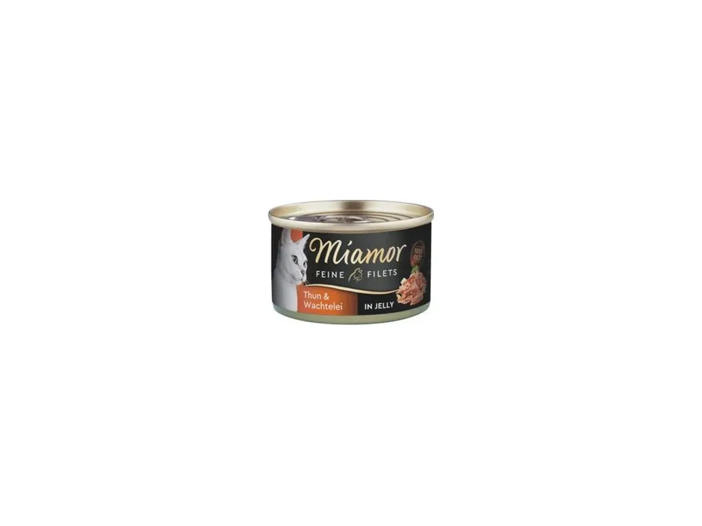 Koupit Online Miamor Cat Filet konzerva tuňák+křepel. vejce želé100g