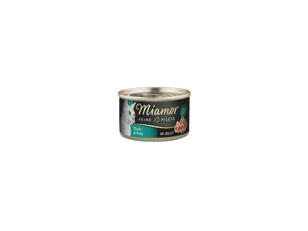 Top Prodej Miamor Cat Filet konzerva tuňák+rýže v želé 100g