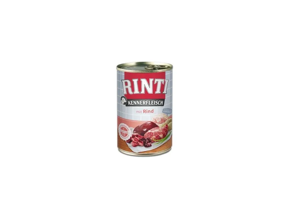 Rinti Dog Kennerfleisch konzerva hovězí 400g Zlevněný