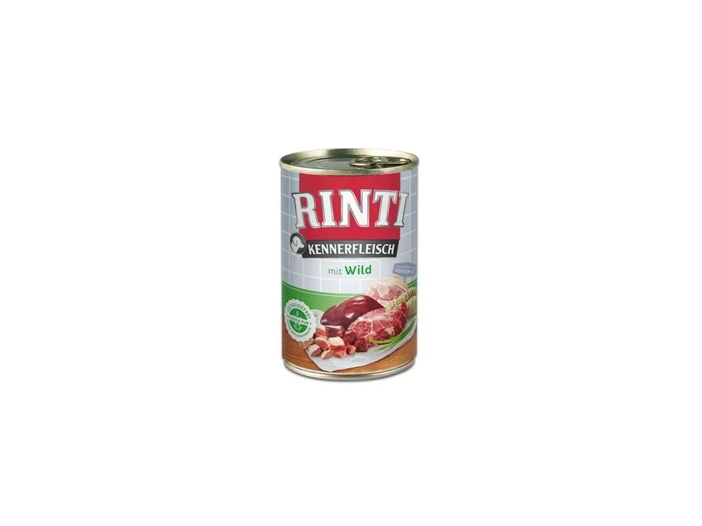 Novinka Rinti Dog Kennerfleisch konzerva zvěřina 400g
