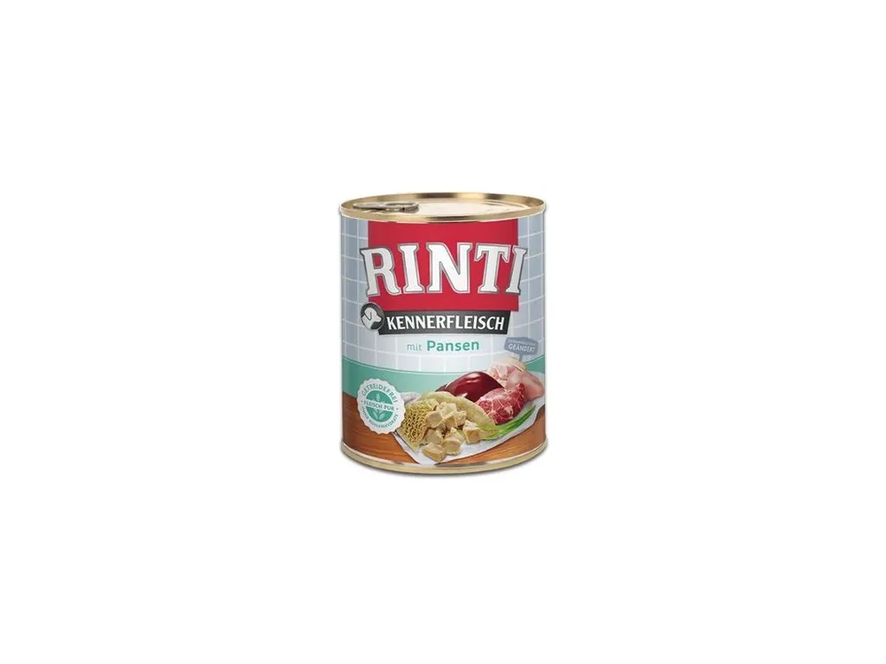 Rinti Dog Kennerfleisch konzerva žaludky 800g Zlevněný