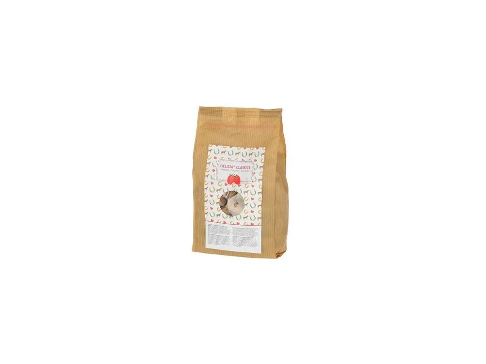Pochoutka pro koně DELIZIA malina 1kg Akce