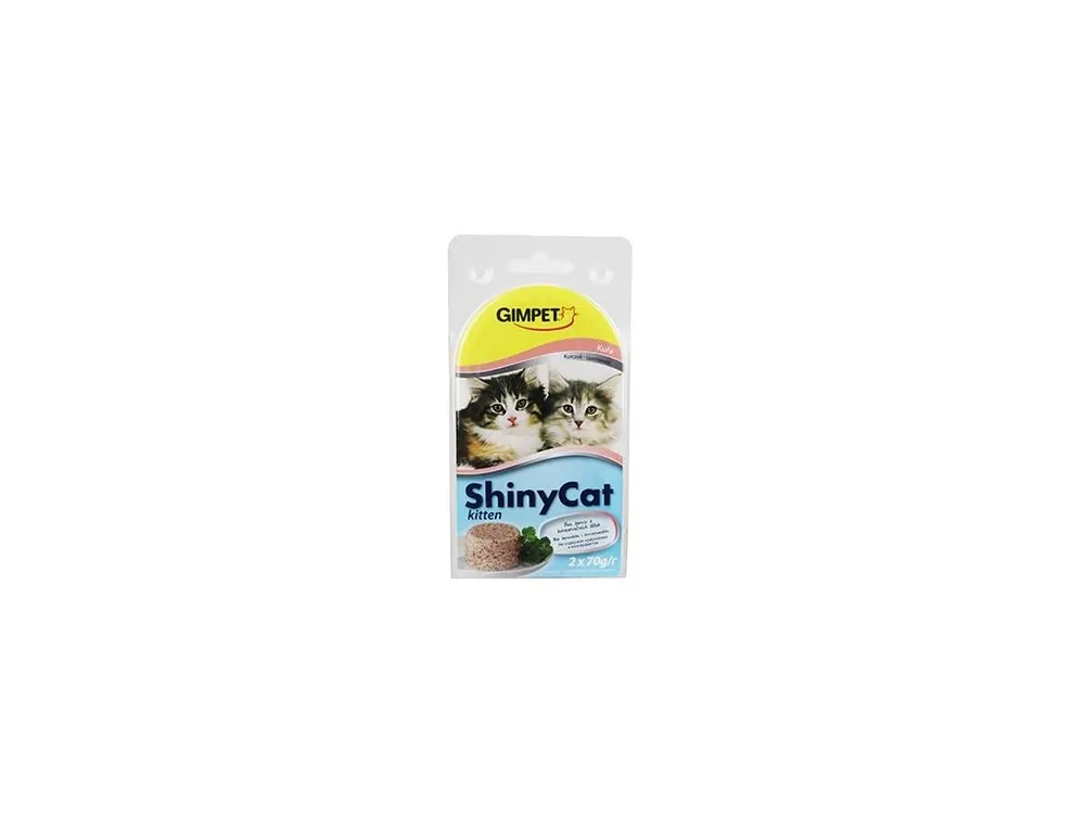 Hit Sezóny Gimpet kočka konz. ShinyCat Junior kuře 2x70g