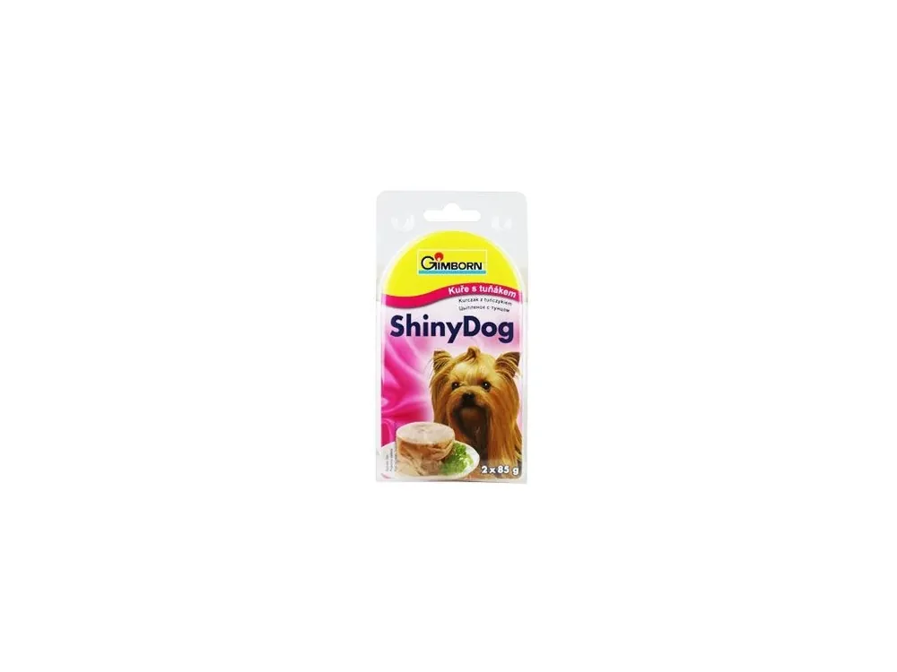 Gimborn konz. ShinyDog tuňák/kuře 2x85g Omezená Nabídka