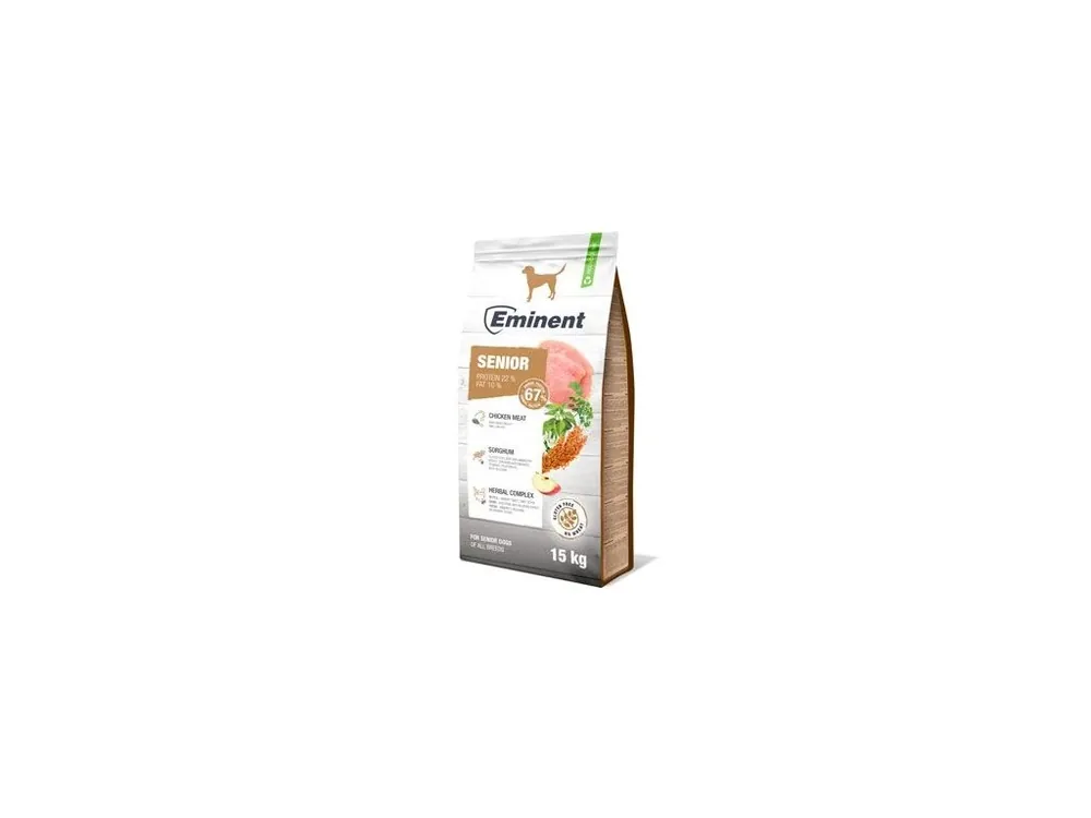 Eminent Dog Senior Light 15kg Nová Kolekce