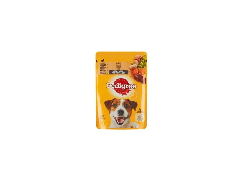 Bezpečná Platba Pedigree kapsa kuřecí a zelenina ve šťávě 100g