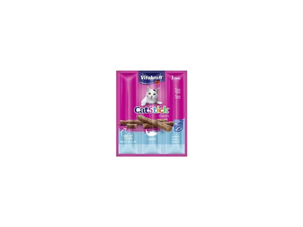 Vitakraft Cat pochoutka Stick mini Salmon+Trout 3x6g Akční Nabídka