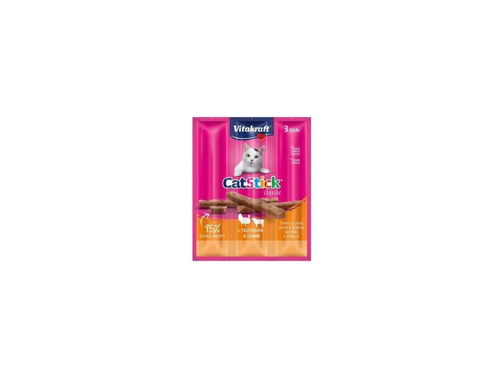 Vitakraft Cat pochoutka Stick mini Turkey+lamb 3x6g Ihned K Objednání