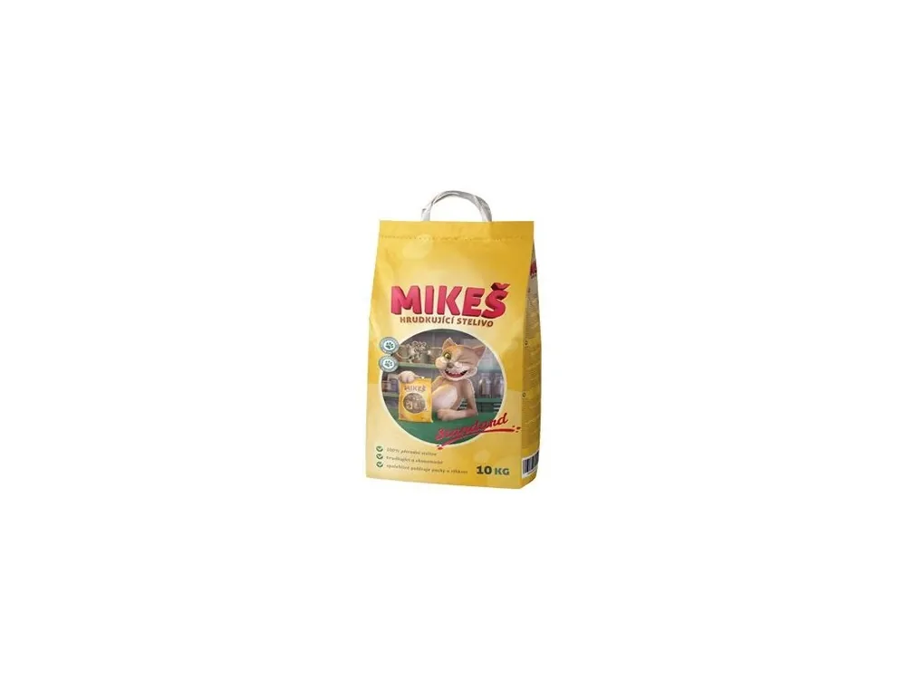 Mikeš Standard Podestýlka kočka pohlc. pachu 10kg Bezpečná Platba