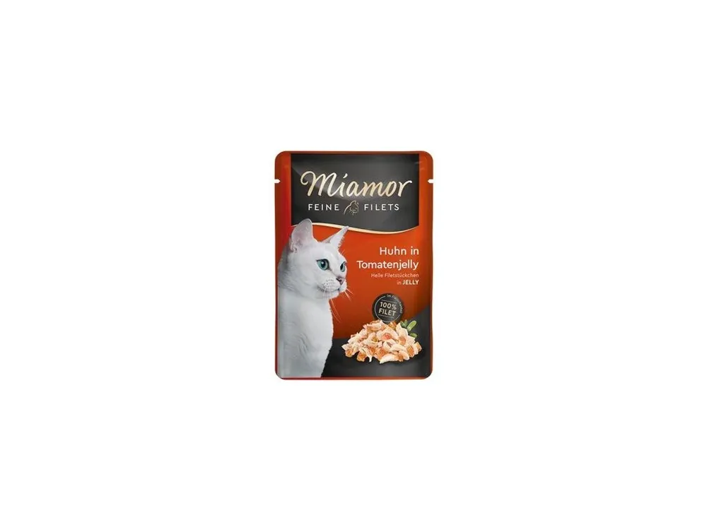 Výprodej Miamor Cat Filet kapsa kuře+rajče v želé 100g