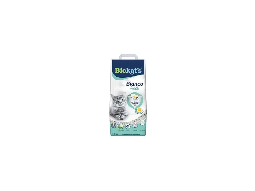 Podestýlka Biokat‘s Bianco Fresh Control 10kg Pouze Dnes