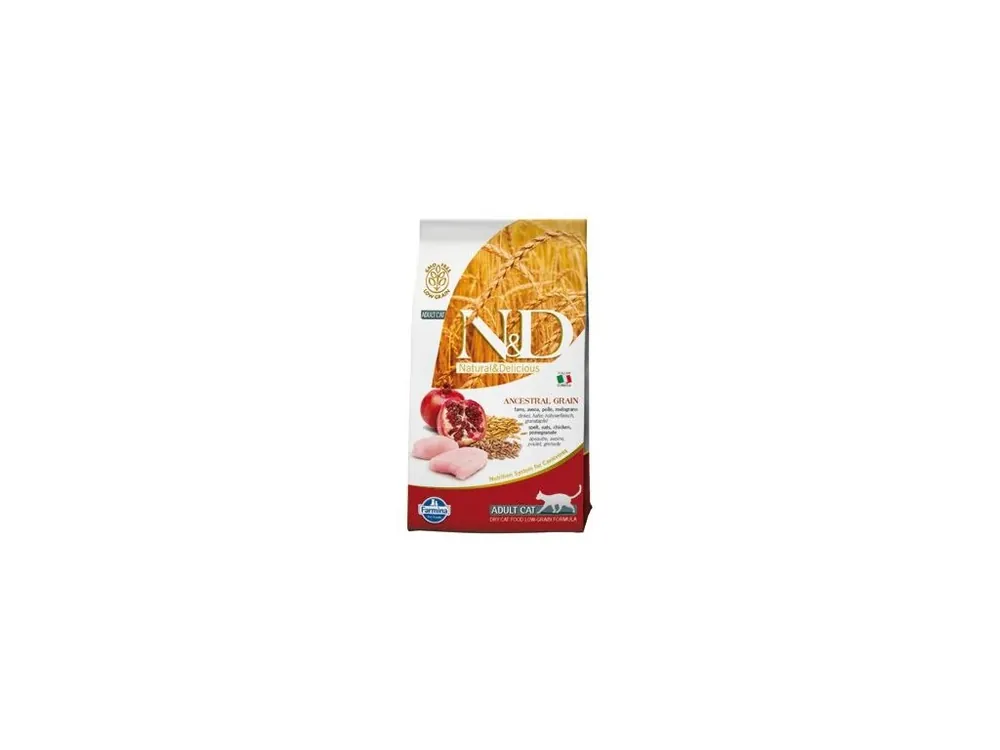 N&D LG CAT Adult Chicken & Pomegranate 5kg Horká Nabídka